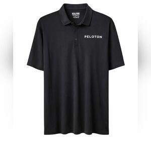 Peloton x Solfire Black Performance Polo XXL